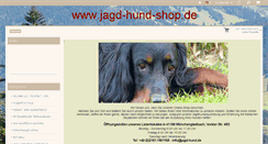 Desktop Screenshot of jagd-hund-shop.de