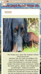 Mobile Screenshot of jagd-hund-shop.de